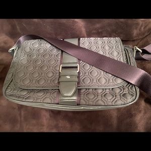 Grey & Brown Crossbody bag